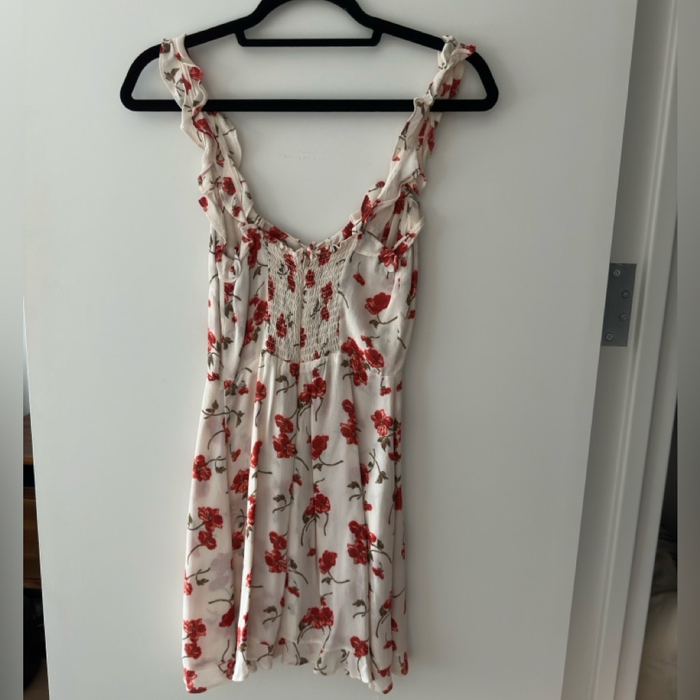 Reformation Armadillo Ruffle Mini Dress size 0 - Picture 4 of 5